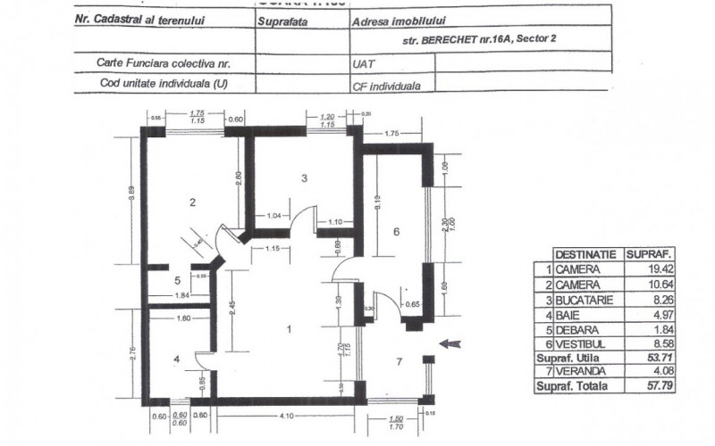 TEI - BERECHET - CASA LOCUIBILA CU AUTORIZATIE DE EXTINDERE