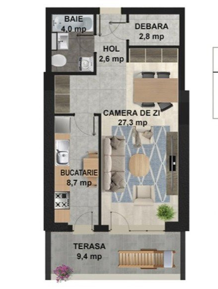 Studio Nou in Complex Privat pe Malul Lacului    