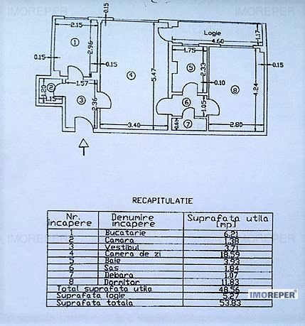 OBOR - MASINA DE PAINE - APARTAMENT MOBILAT SI UTILAT COMPLET! 